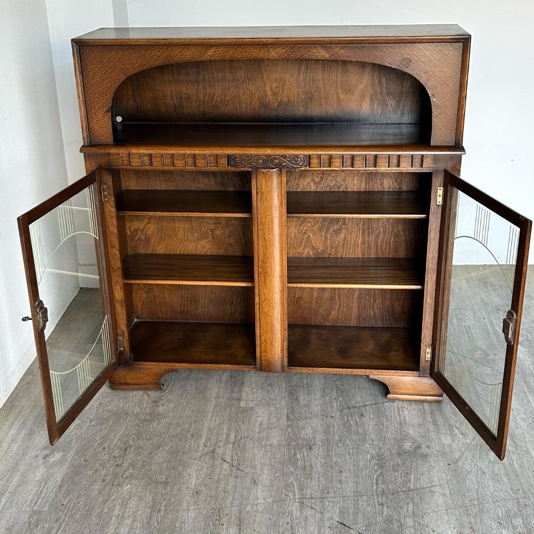 イギリス アンティーク　家具 ブックケース キャビネット 1930年頃 484A