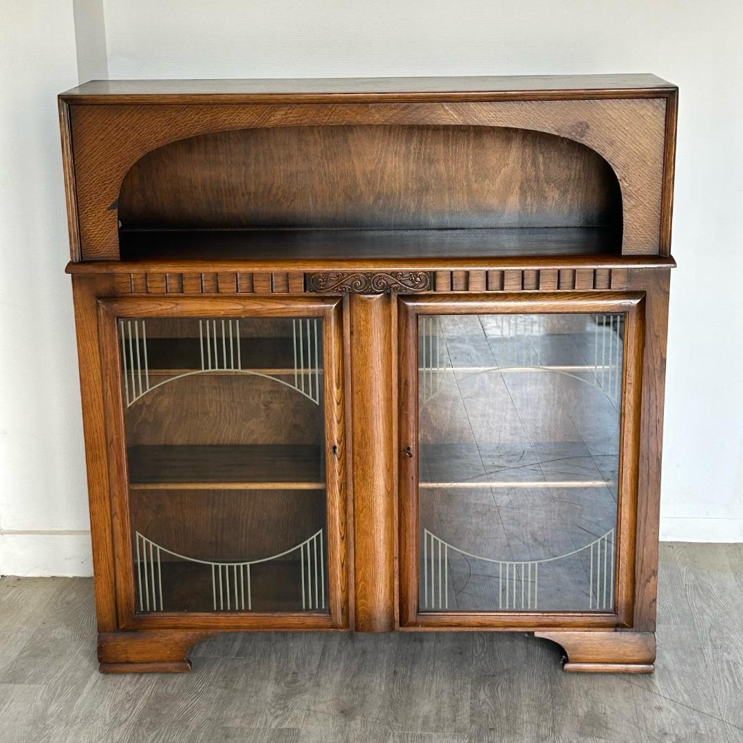 イギリス アンティーク　家具 ブックケース キャビネット 1930年頃 484A