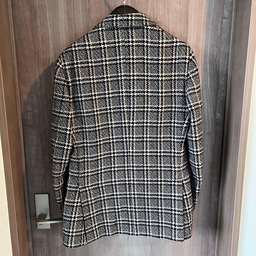 LARDINI テーラードジャケット チェック柄