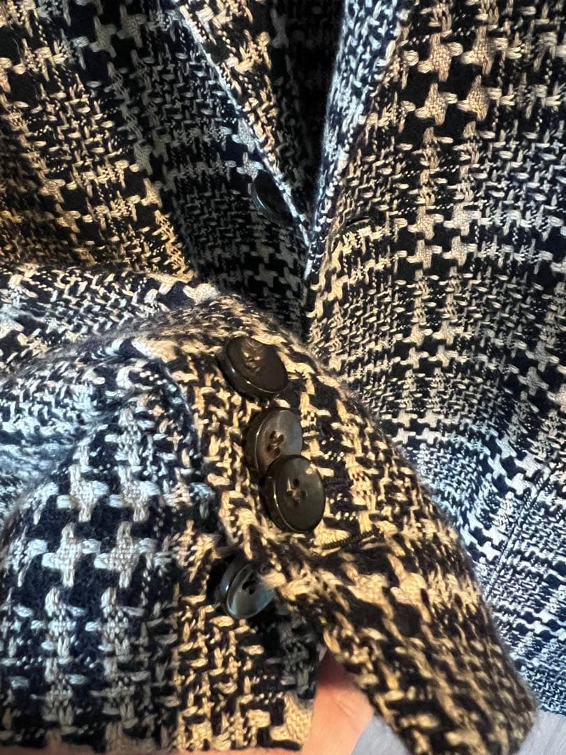 LARDINI テーラードジャケット チェック柄