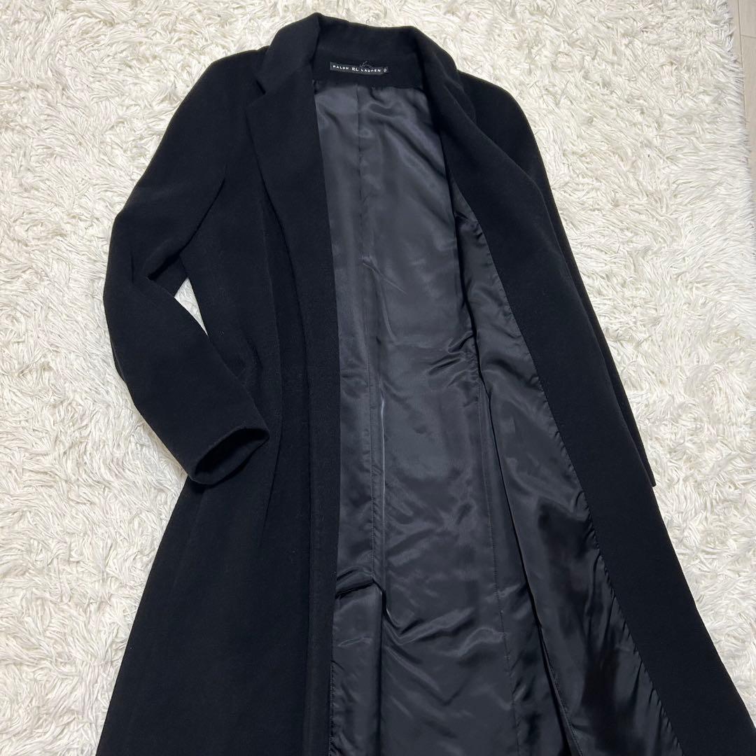 120cmアンゴラ混✨RALPH LAUREN ラルフローレン　ウールコートＭ