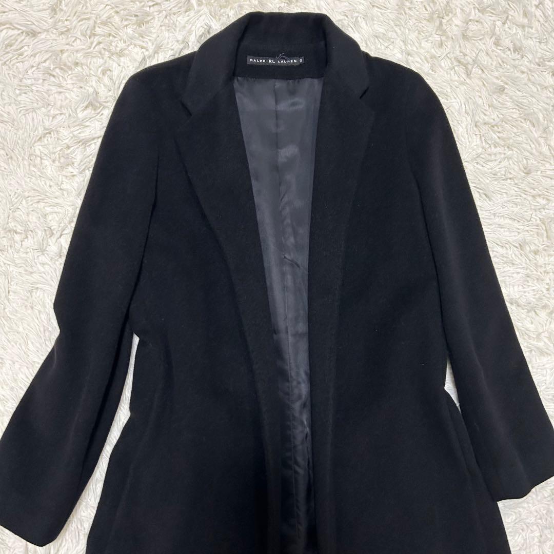 120cmアンゴラ混✨RALPH LAUREN ラルフローレン　ウールコートＭ