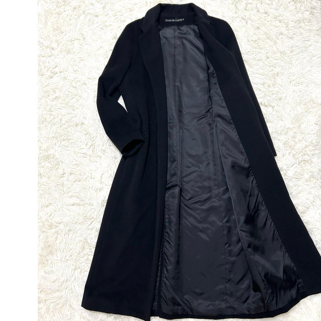 120cmアンゴラ混✨RALPH LAUREN ラルフローレン　ウールコートＭ
