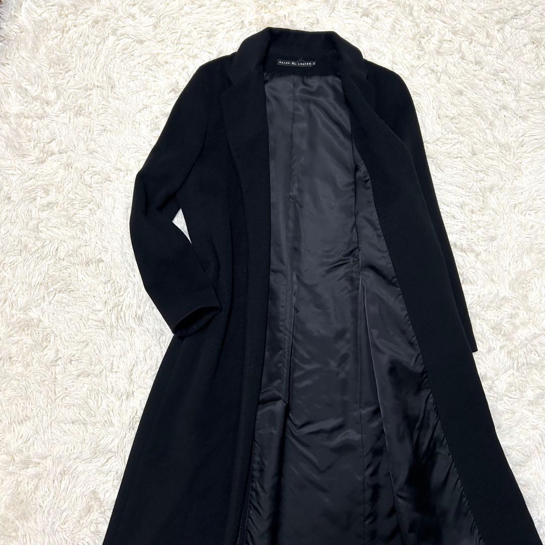 120cmアンゴラ混✨RALPH LAUREN ラルフローレン　ウールコートＭ