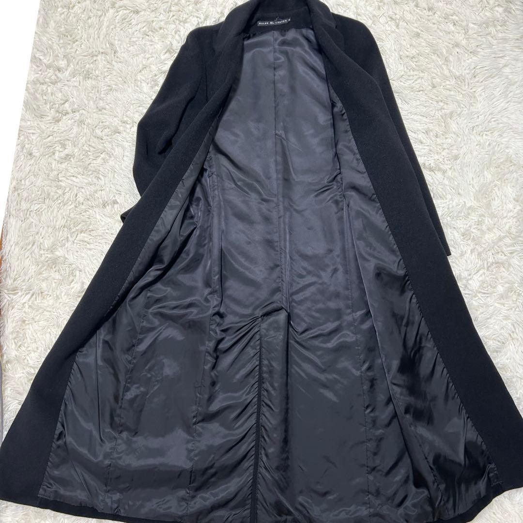 120cmアンゴラ混✨RALPH LAUREN ラルフローレン　ウールコートＭ