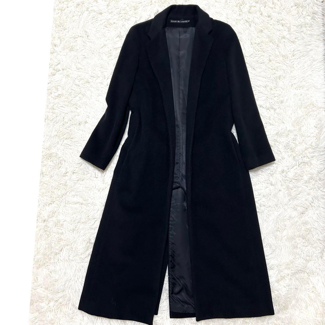 120cmアンゴラ混✨RALPH LAUREN ラルフローレン　ウールコートＭ
