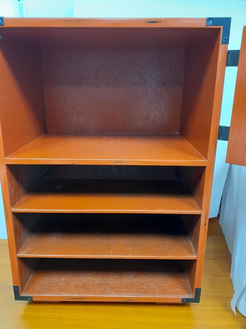 中古　木根来塗　島安汎工芸　漆塗　引出し　小型