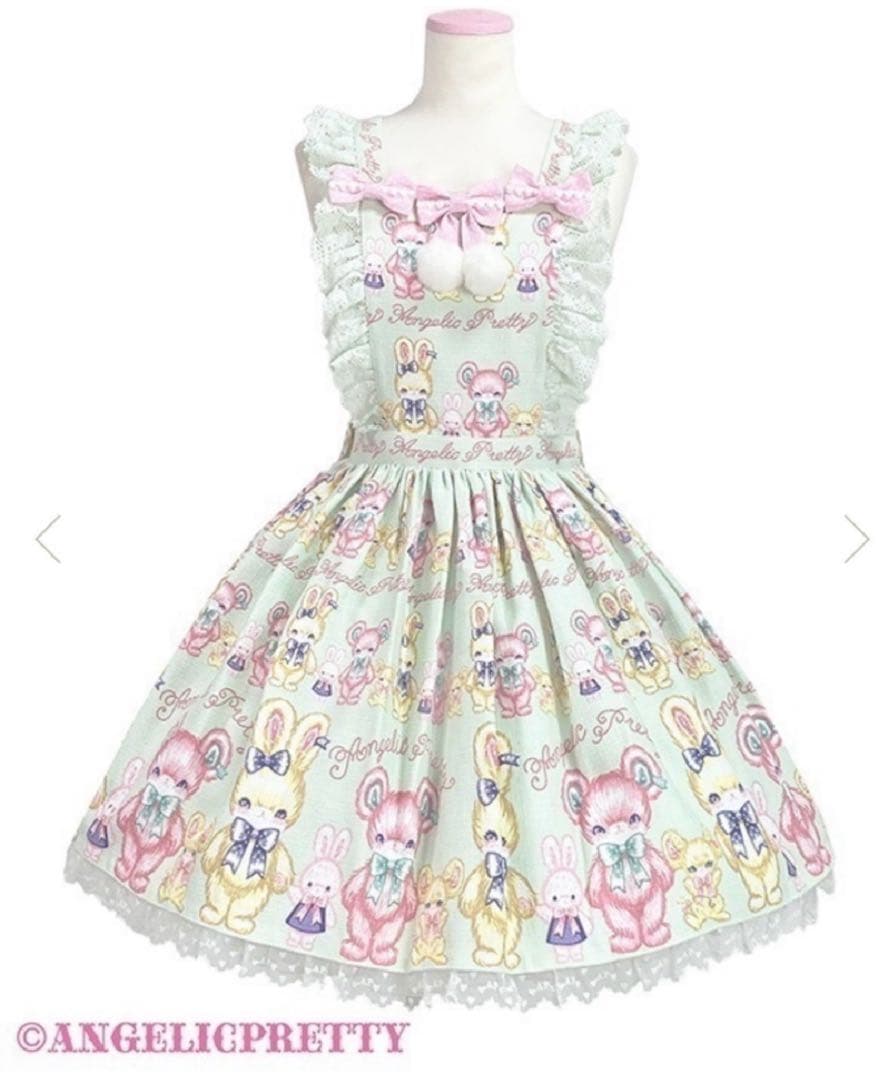 ANGELIC PRETTY もこもこTOYS エプロン風スカート