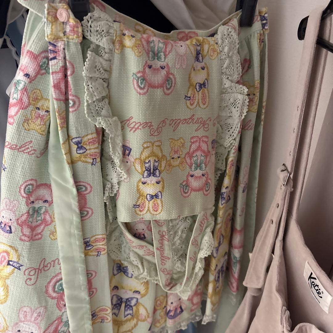 ANGELIC PRETTY もこもこTOYS エプロン風スカート