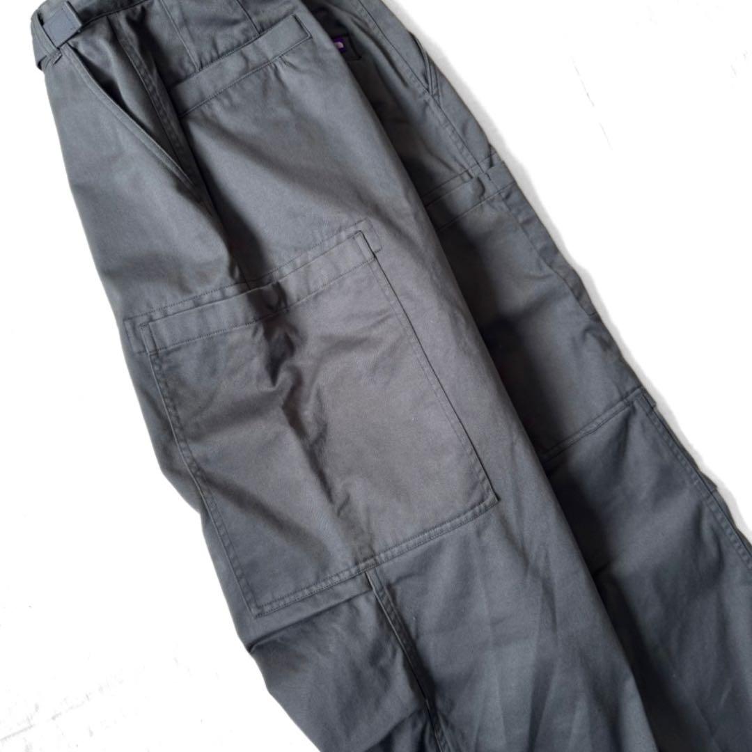 23AW TNF パープルレーベル チノカーゴ ポケット　フィールドパンツ 32