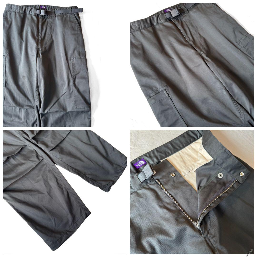 23AW TNF パープルレーベル チノカーゴ ポケット　フィールドパンツ 32