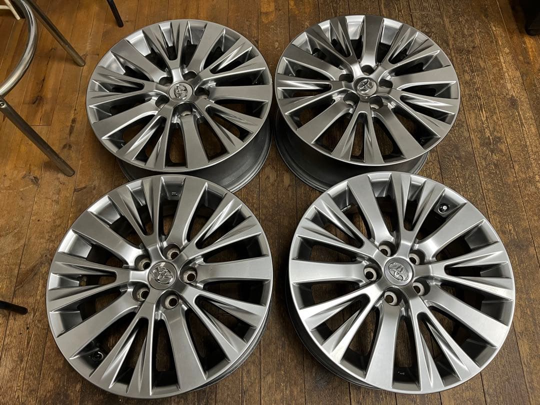 20 アルファード、ヴェルファイア　後期用　純正18インチホイール　ハイグロス