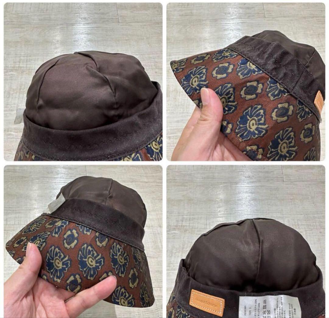 Hender Scheme バケット ハット 総柄 帽子 フラワー サイズ S