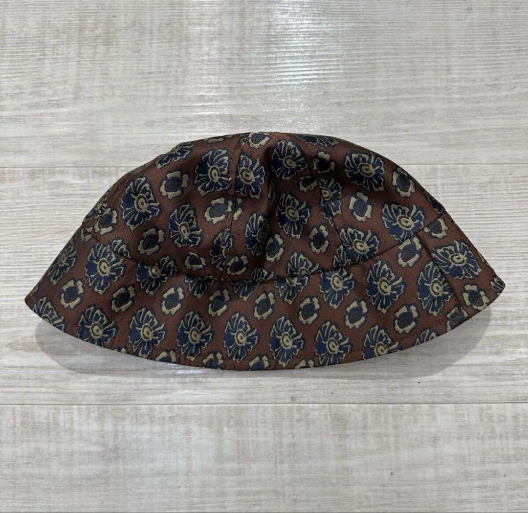 Hender Scheme バケット ハット 総柄 帽子 フラワー サイズ S