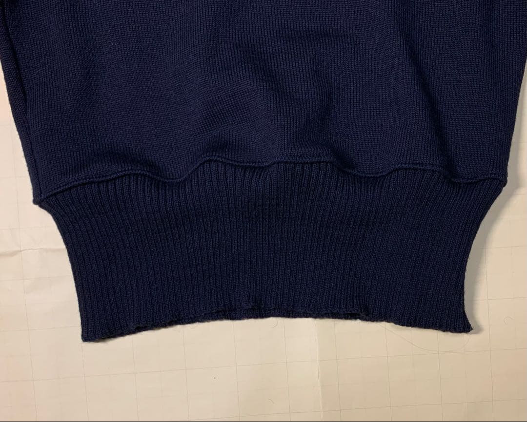 Dehen モーターサイクルセーター 黒 サイズUS-M