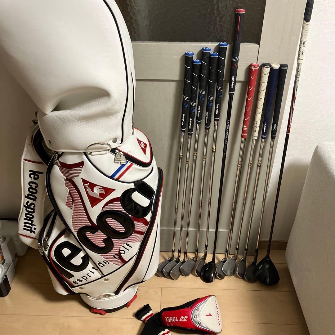 お買い得品！le coq キャディバッグ　クラブセット