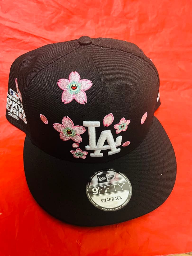 MLB 村上隆 TM/KK コラボ ドジャース 9FIFTY スナップバック 黒