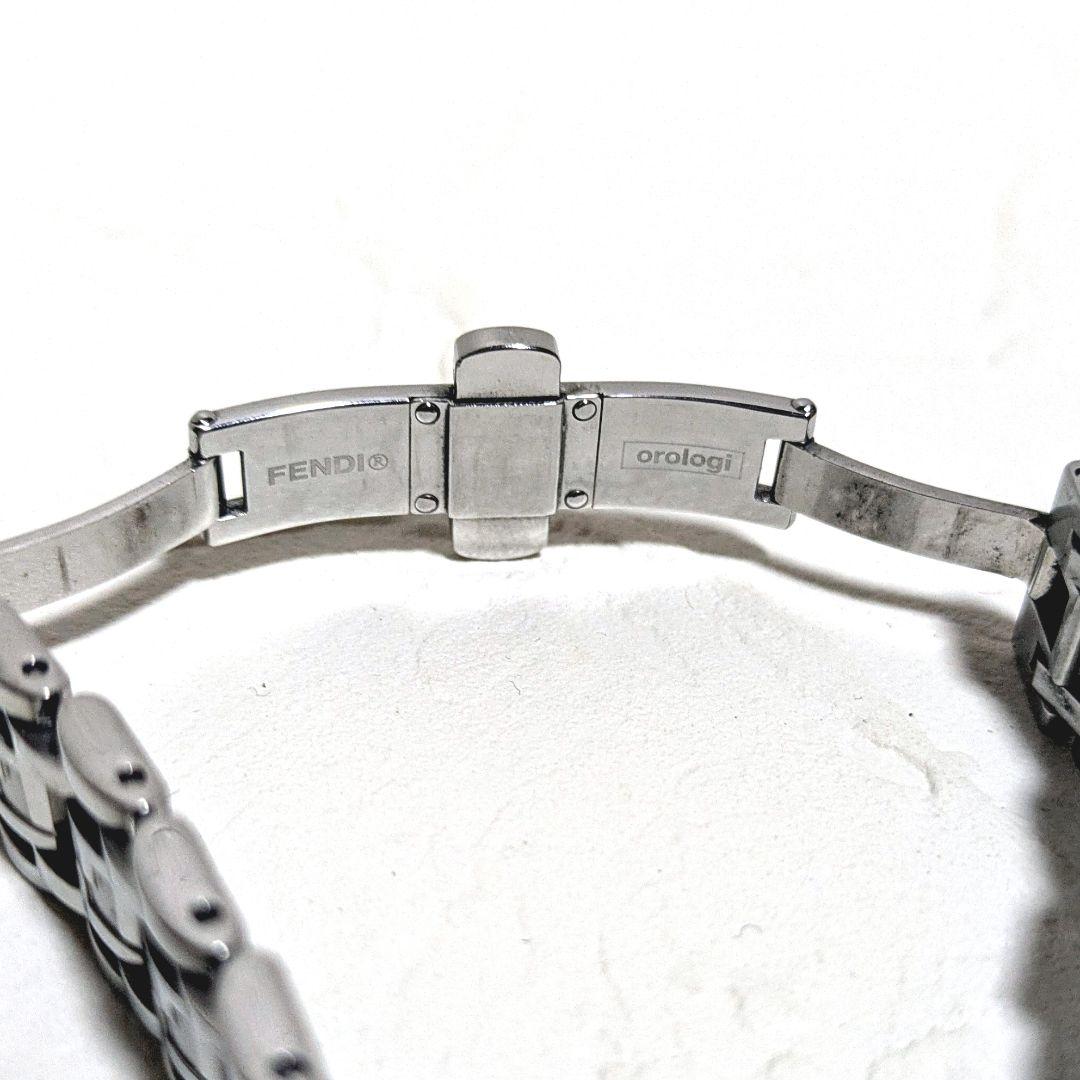 FENDI フェンディ ズッカ柄 クォーツ 腕時計 F75210L シルバー 箱