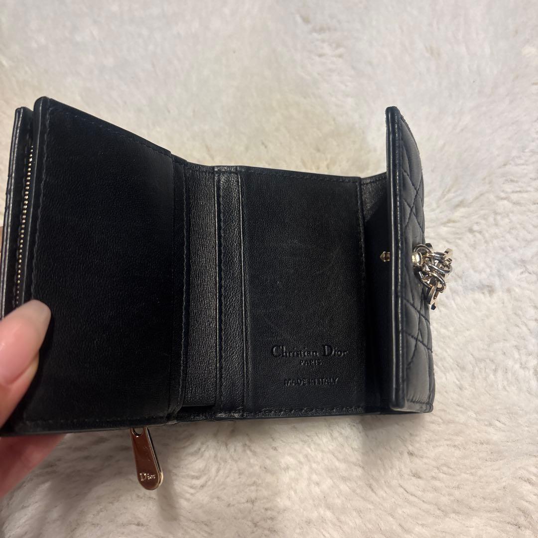 Christian Dior 二つ折り財布 黒