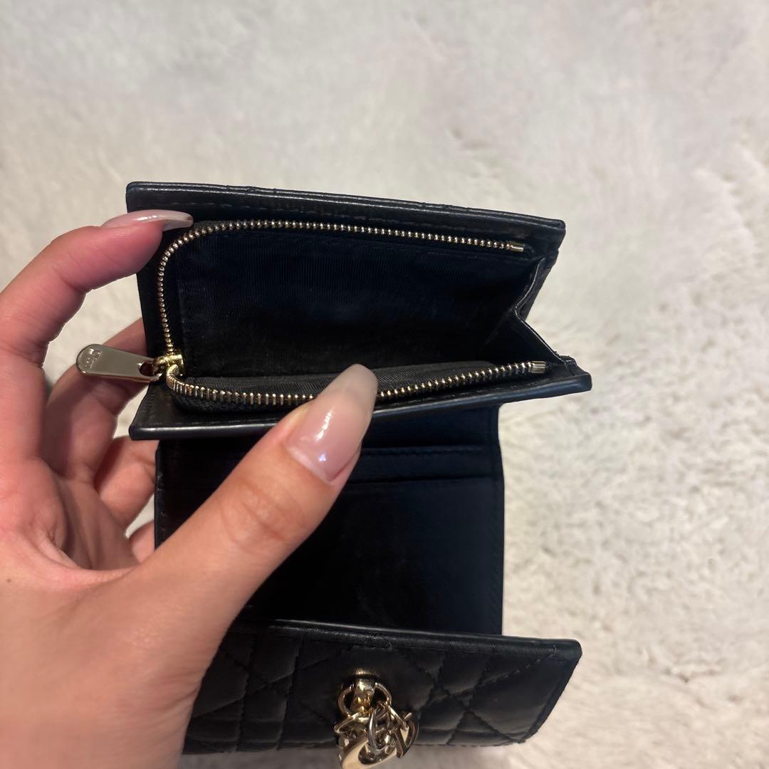 Christian Dior 二つ折り財布 黒