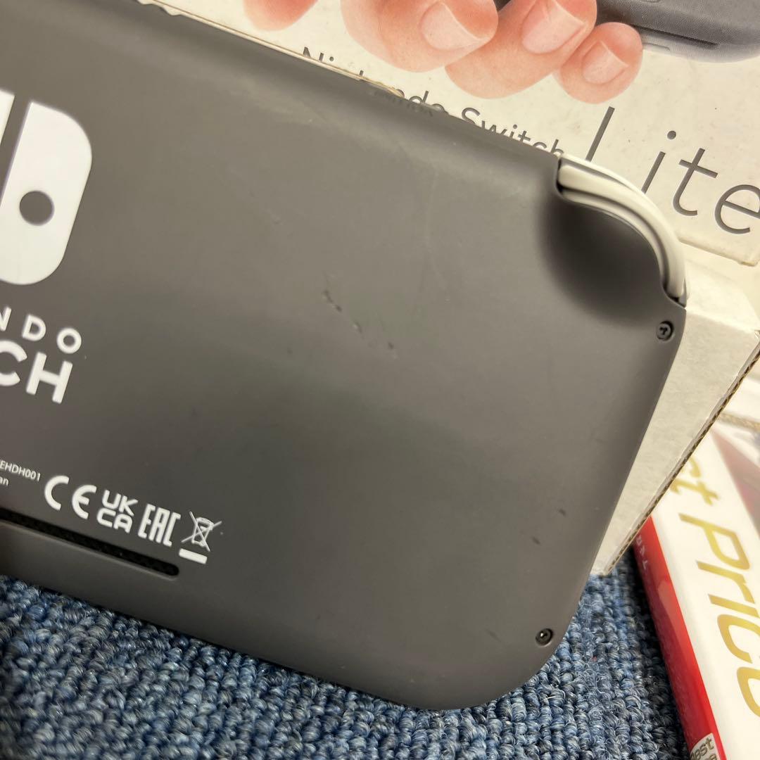 Nintendo Switch Lite グレー　カセット付き