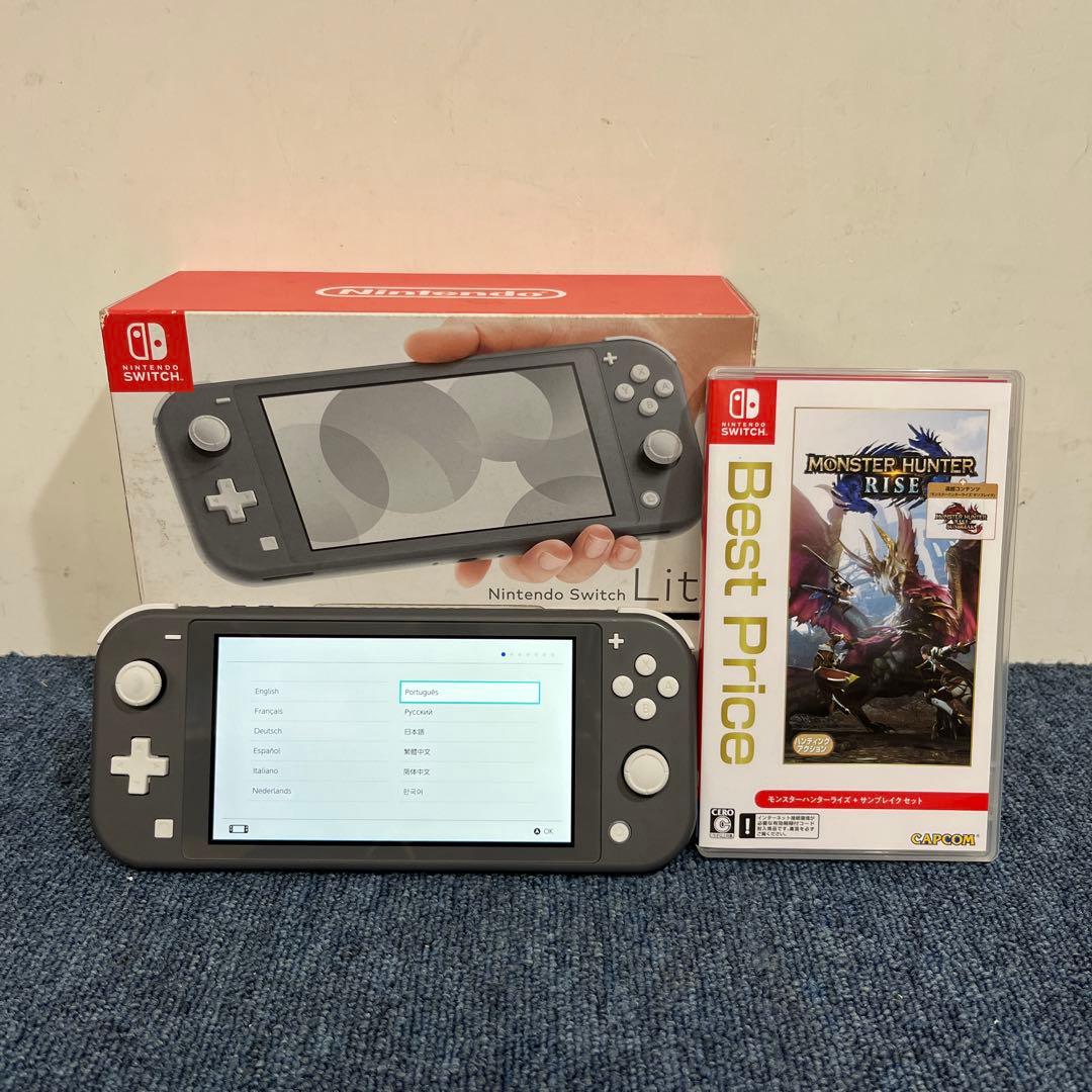 Nintendo Switch Lite グレー　カセット付き