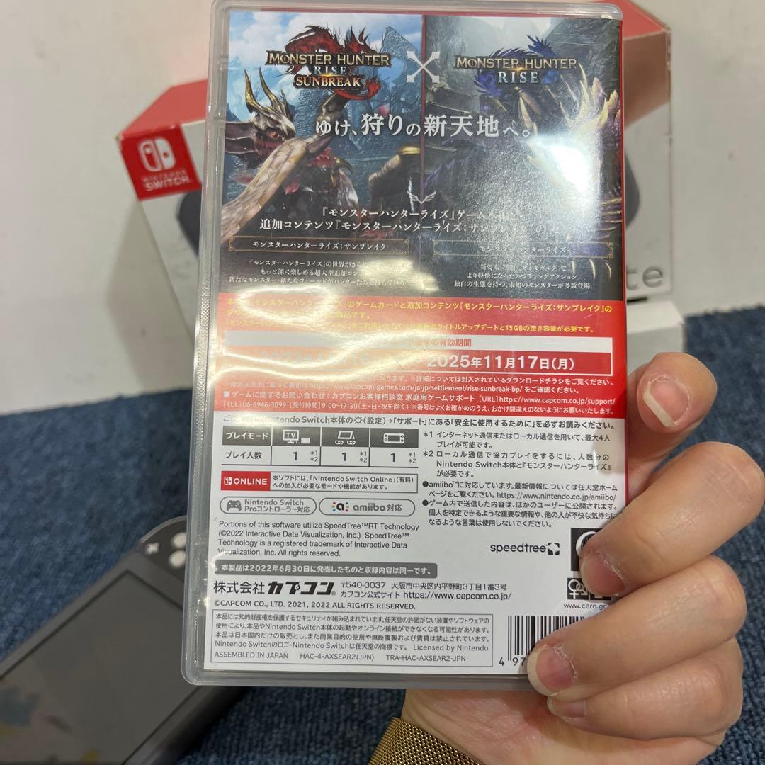 Nintendo Switch Lite グレー　カセット付き