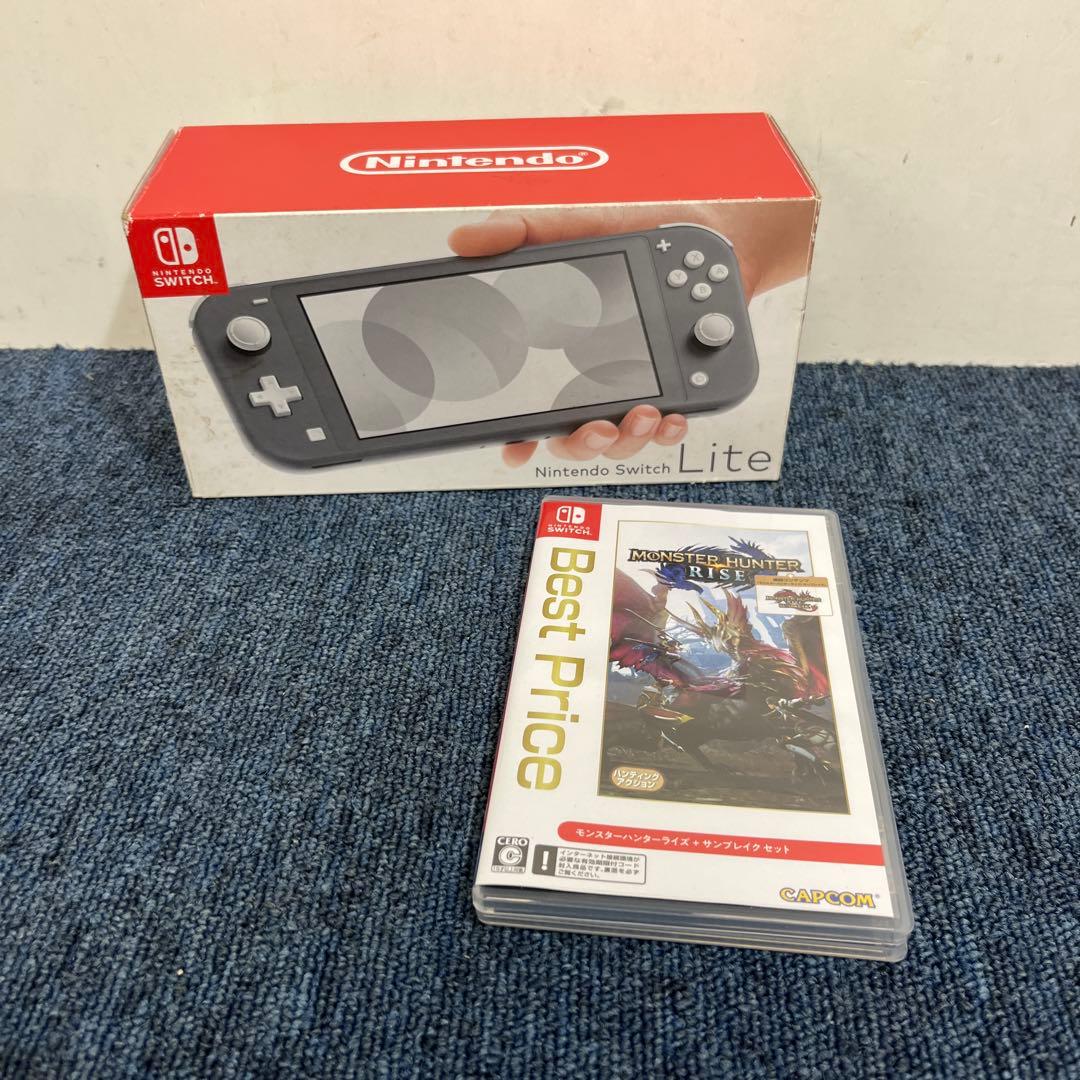 Nintendo Switch Lite グレー　カセット付き