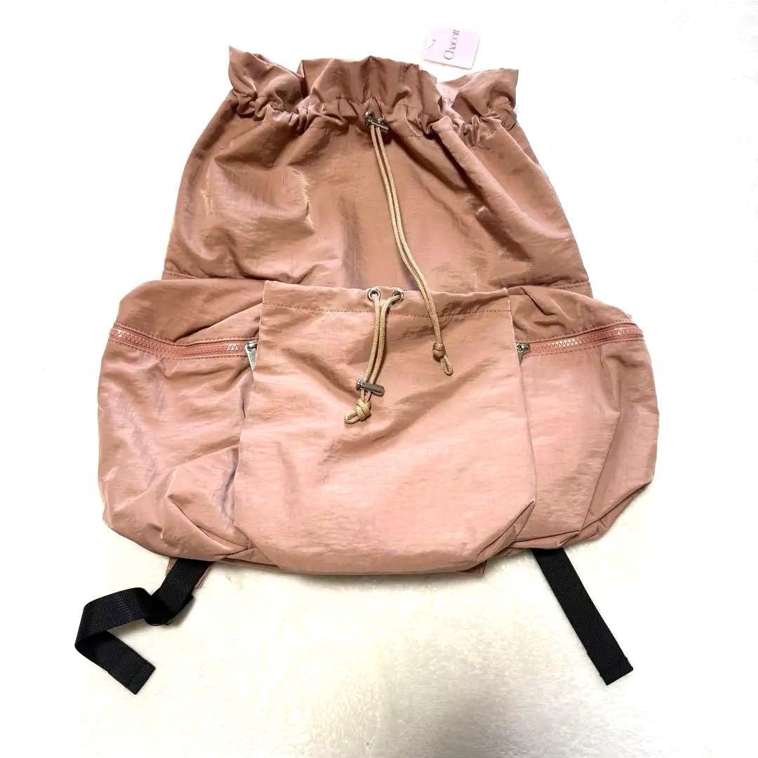 新品タグ付　ChacottBALANCE チャコット バッグパック テラコッタ