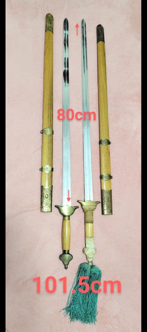 中国武術/唐物 中国刀 中国武術 装飾剣 太極拳 剣 刀希少品