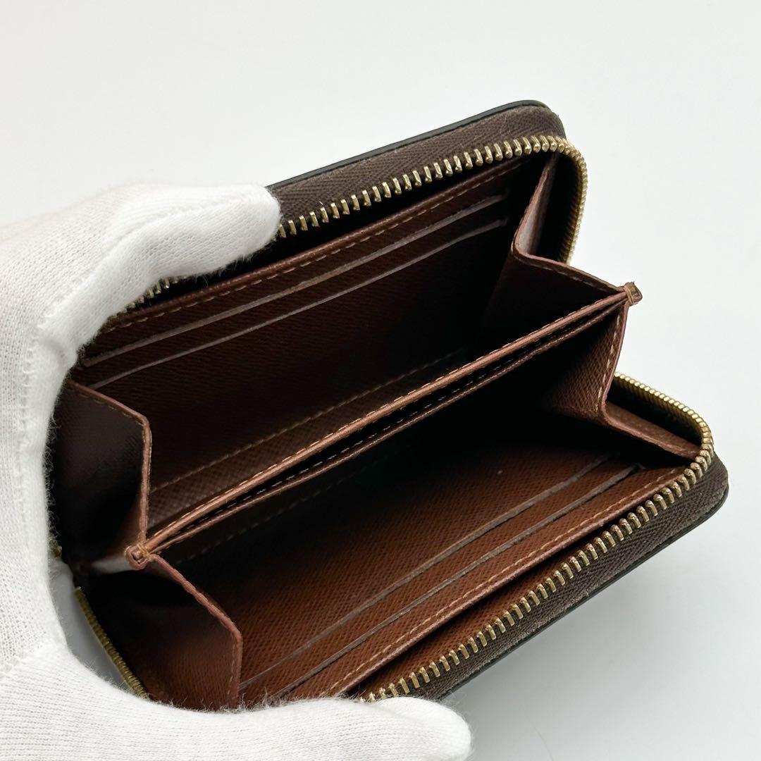 ルイヴィトン ジッピーパース モノグラム ブラウン コンパクト ミニ