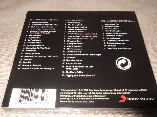 BLOW MONKEYS,ブロウ・モンキーズ,新品未開封,3CD,ニューウェイヴ