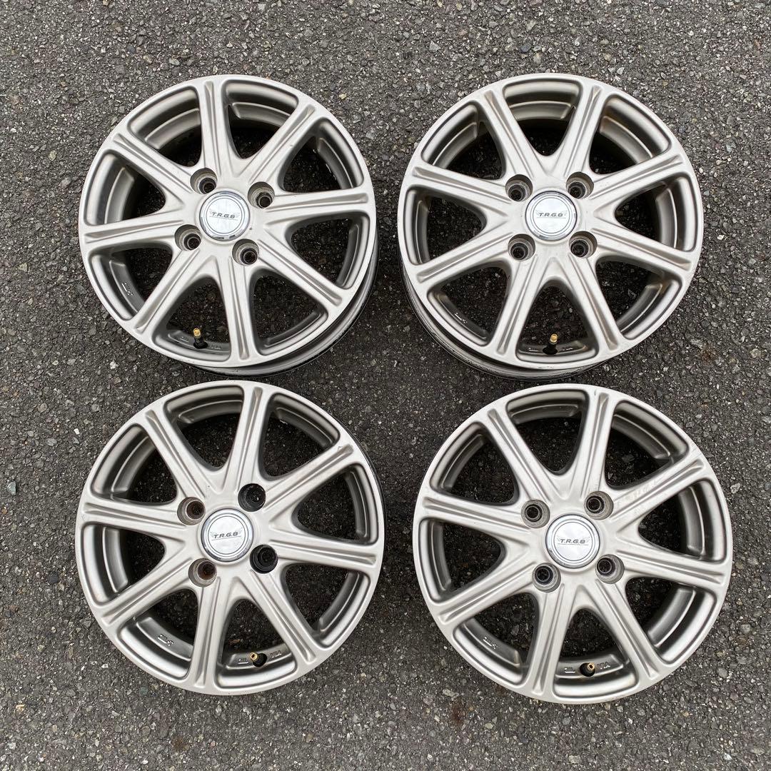 【4本セット送料無料】T.R.G.8 13×4J+43 4穴 PCD100