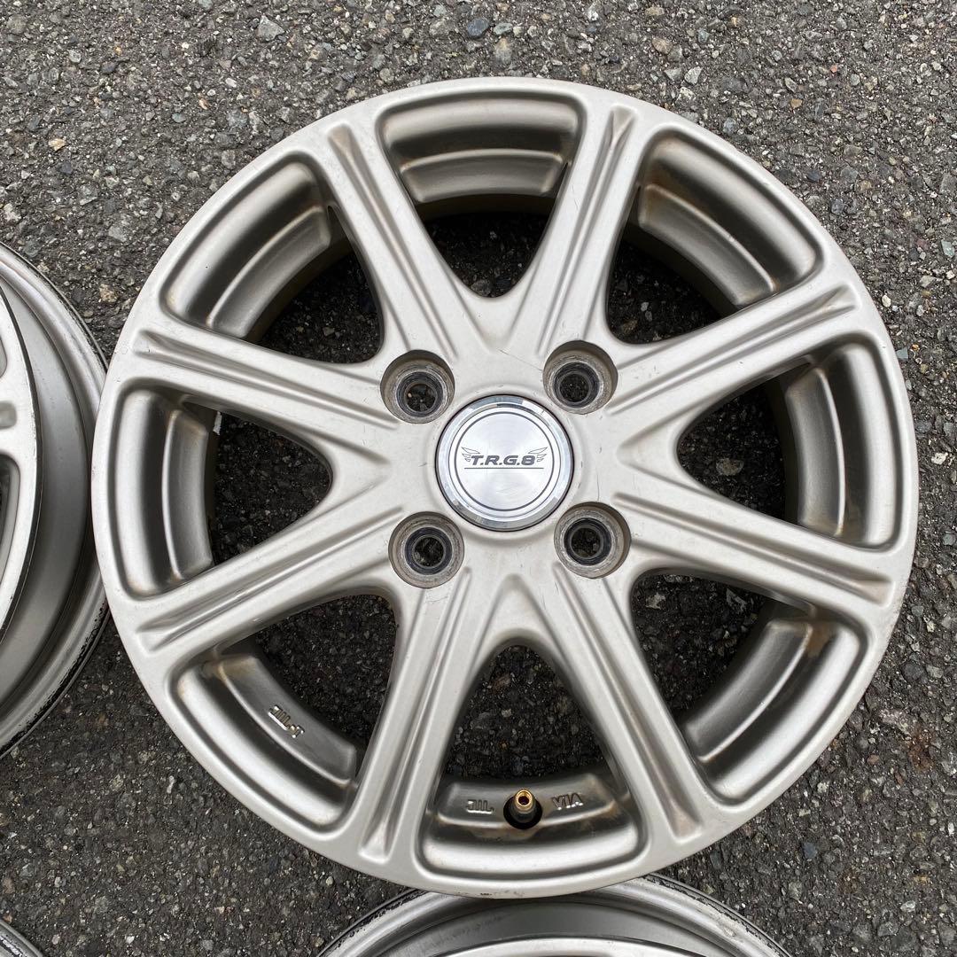 【4本セット送料無料】T.R.G.8 13×4J+43 4穴 PCD100