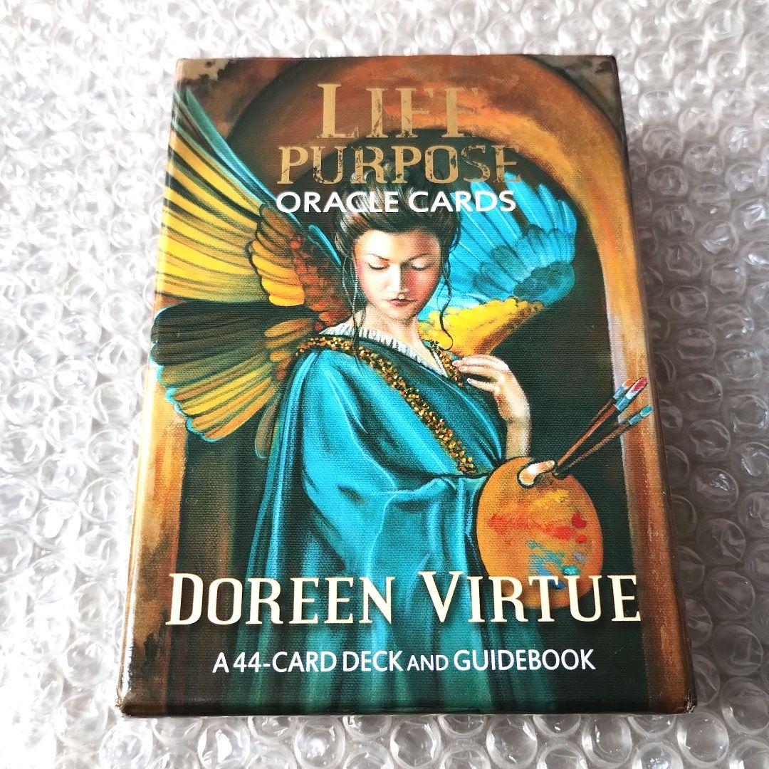 ドリーン・バーチュー『ライフパーパスオラクルカード』金縁 カード44枚+ガイド