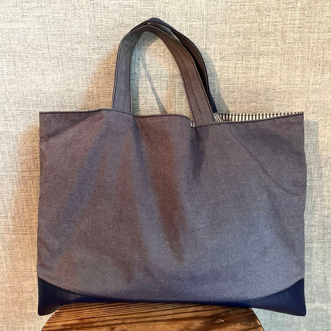 ファミリア familiar レッスンバッグ 神戸本店限定 デニムバッグ