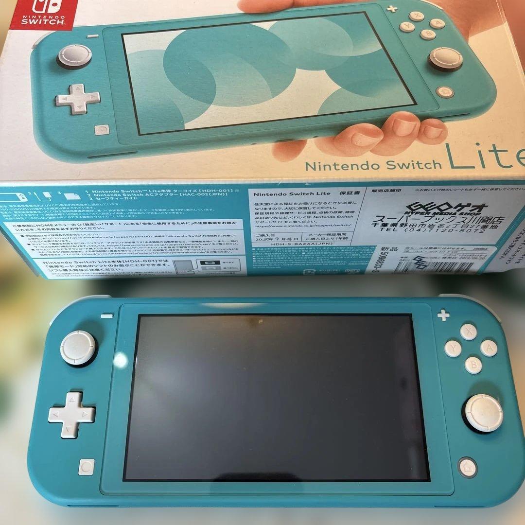 a*u様 Nintendo Switch Lite ターコイズ 本体