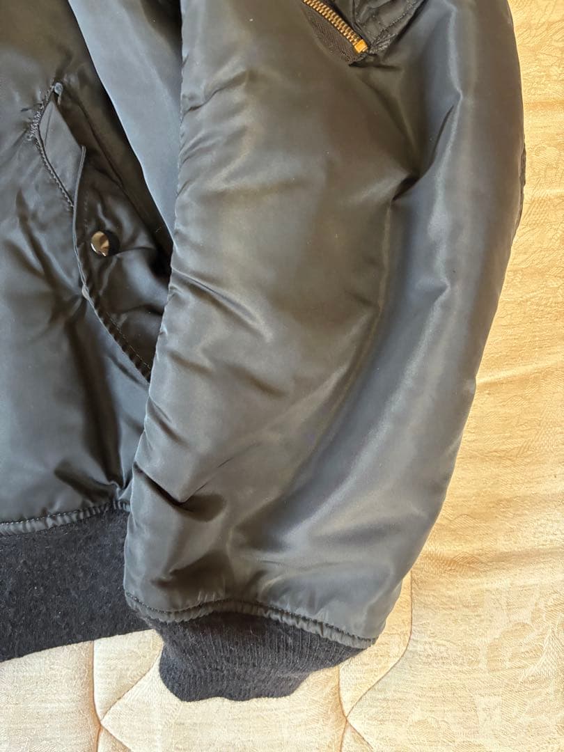 アルファインダストリーズ　MA-1 フライトジャケット　アメリカ製　USA製