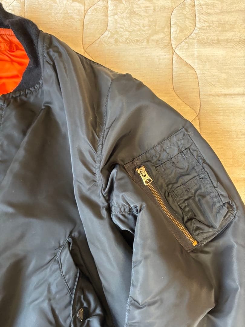 アルファインダストリーズ　MA-1 フライトジャケット　アメリカ製　USA製