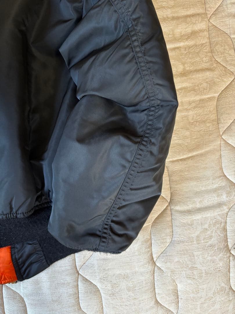 アルファインダストリーズ　MA-1 フライトジャケット　アメリカ製　USA製