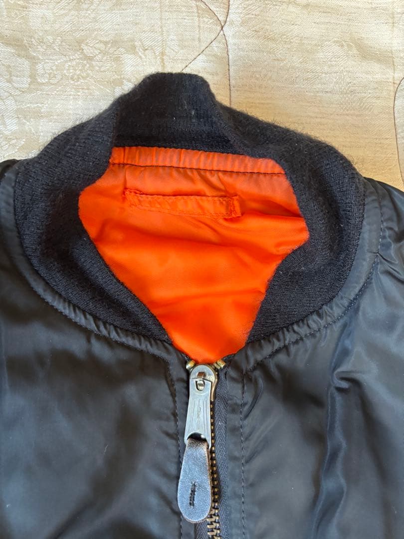 アルファインダストリーズ　MA-1 フライトジャケット　アメリカ製　USA製