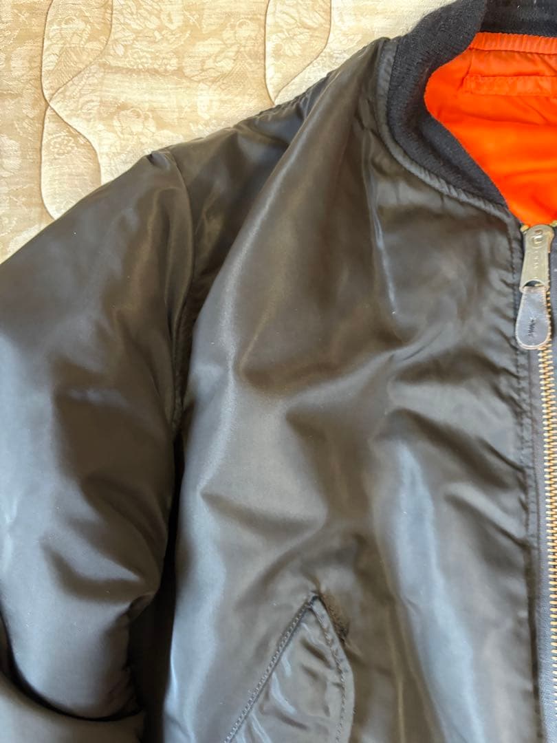 アルファインダストリーズ　MA-1 フライトジャケット　アメリカ製　USA製