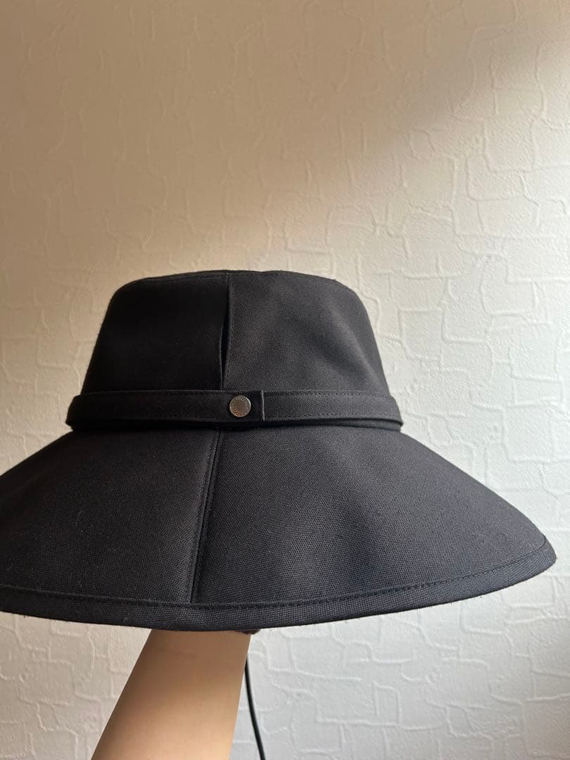 SUN BARRIER 100 ウィンドハット 黒 つば広 完全遮光 サンバリア