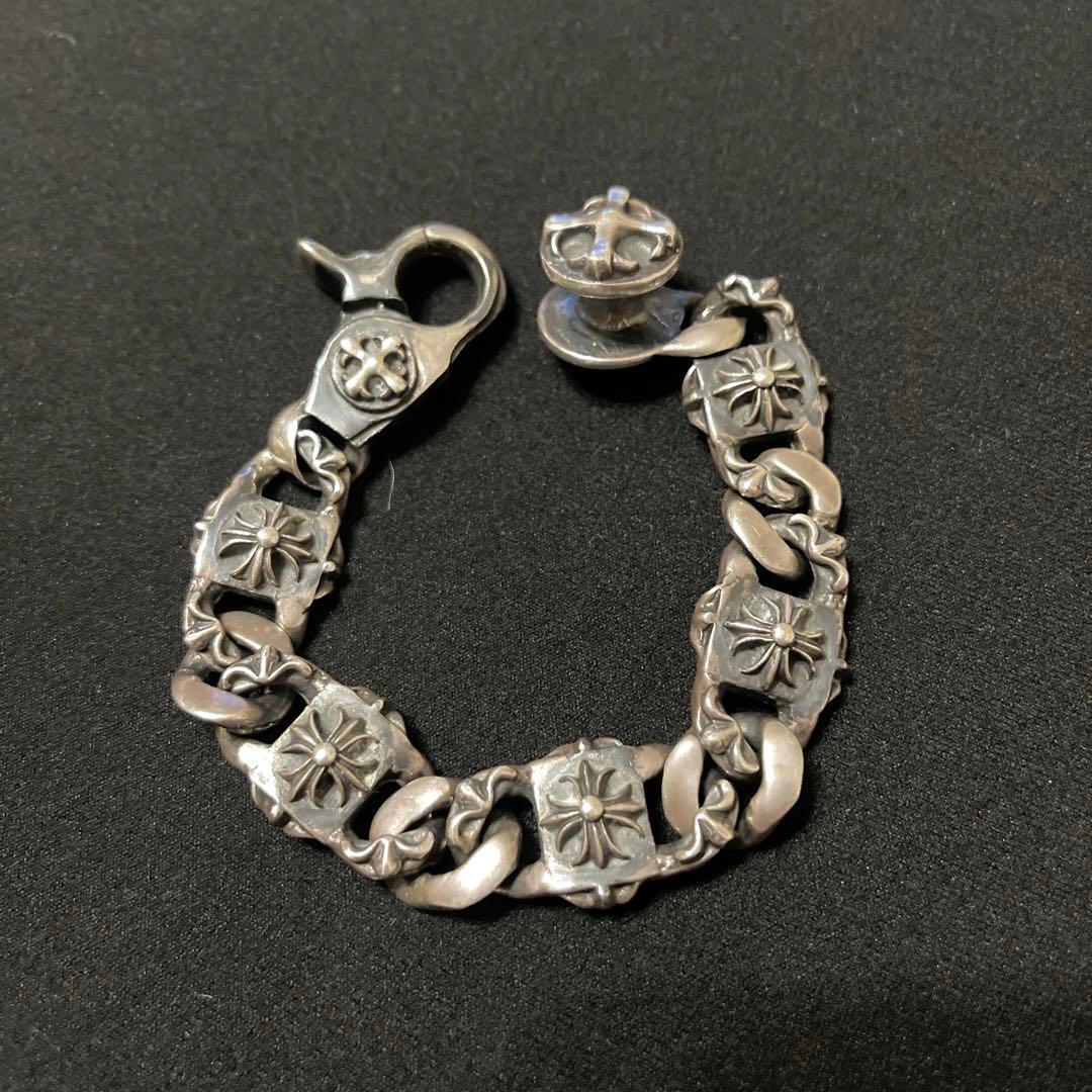 シルバー925 クロスボールウォレットチェーン　ブレスレット　セット　まとめ売り