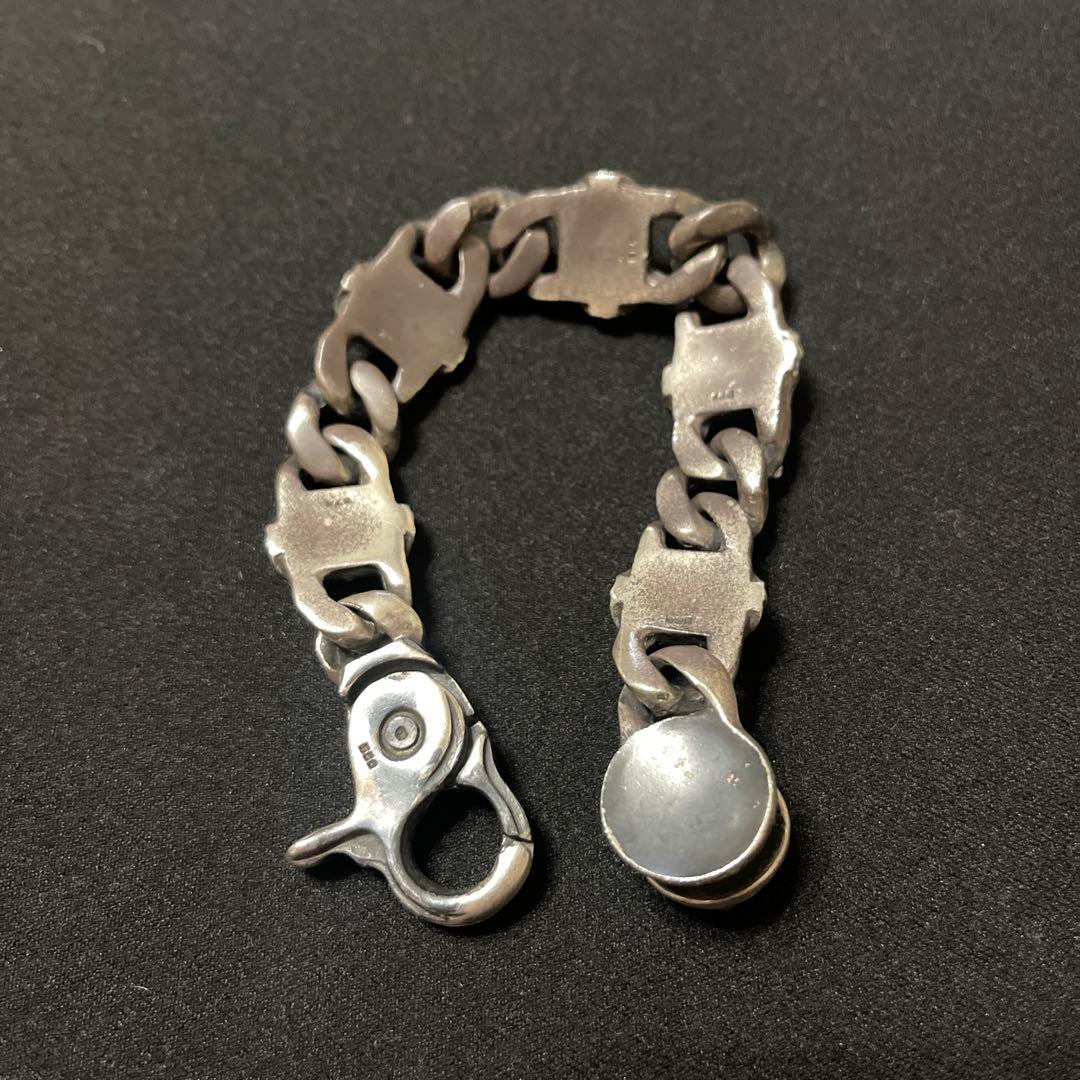 シルバー925 クロスボールウォレットチェーン　ブレスレット　セット　まとめ売り