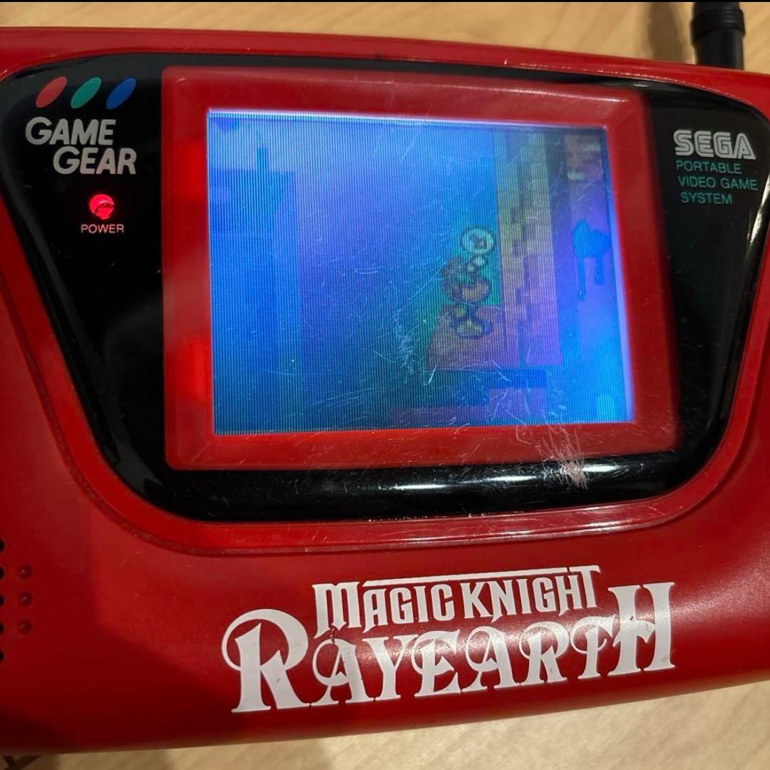 SEGA Game Gear 魔法騎士レイアース 赤 カセットおまけ付き