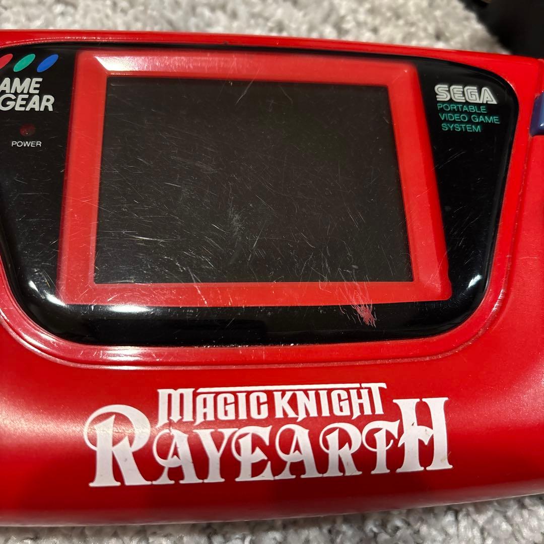SEGA Game Gear 魔法騎士レイアース 赤 カセットおまけ付き