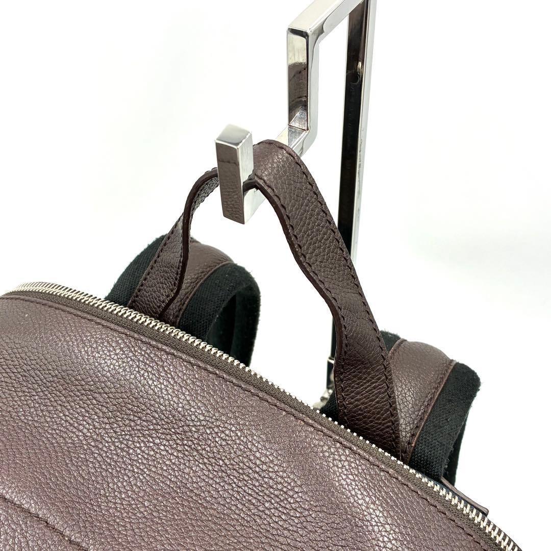 極美品 dunhill ダンヒル ベルグレイヴ リュック バッグパック レザー