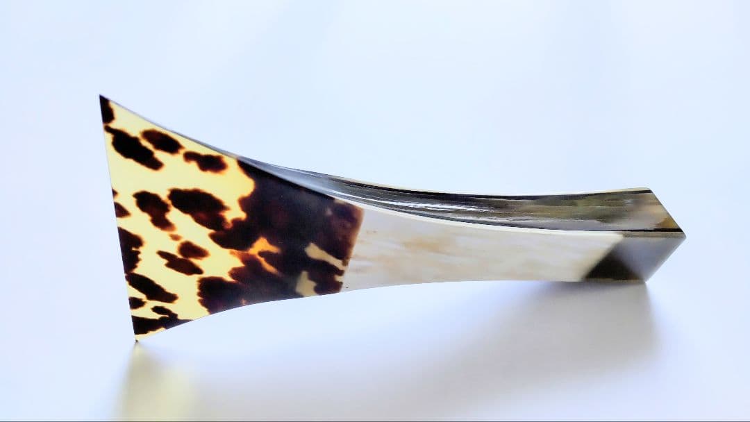 はる【新品・未使用】津軽三味線 鼈甲撥 白水牛手元 最高級べっ甲バチ