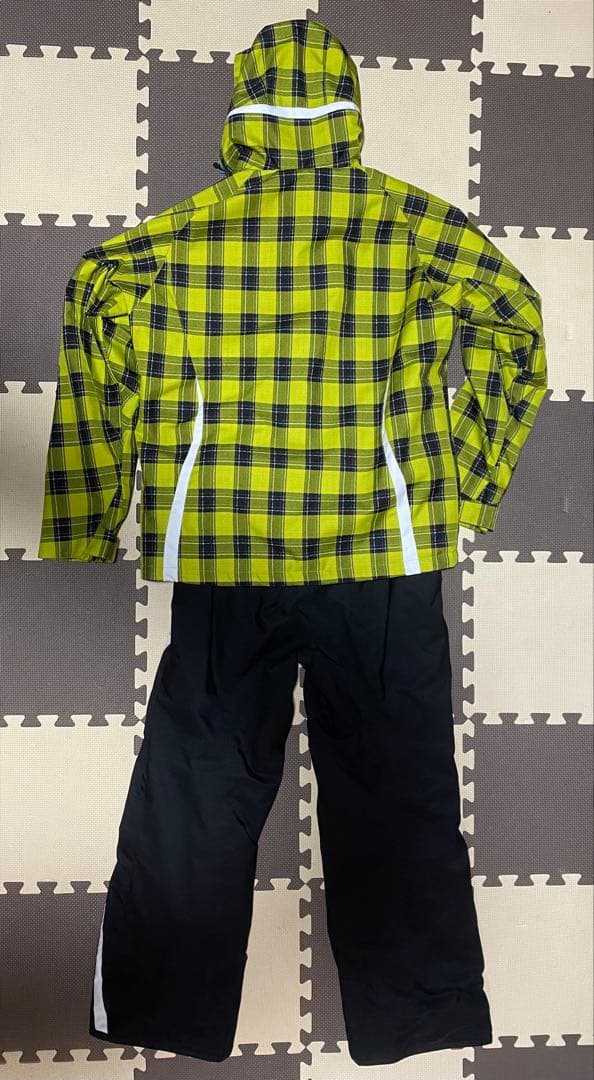 Phenix イエロー/ブラックチェック 上下セット　M